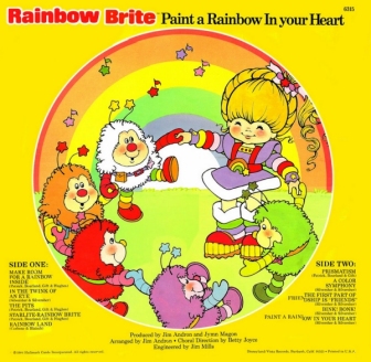 Paint a Rainbow in Your Heart Picture Disk Back