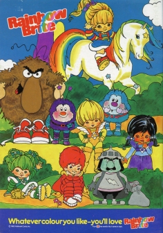 Rainbow Brite Colouring Book Back