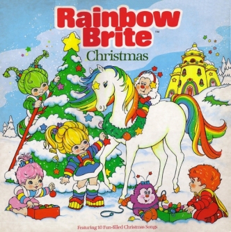 Rainbow Brite Christmas Record Front