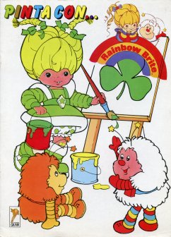 Spanish Rainbow Brite Coloring Book - Patty O'Green