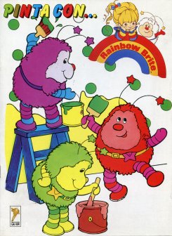 Spanish Rainbow Brite Coloring Book - Sprites