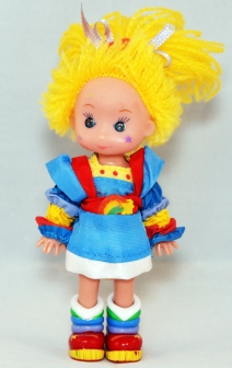 Non-poseable Rainbow Brite Figure