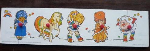 5 piece British Rainbow Brite Puzzle