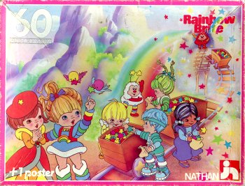 60 piece French Rainbow Brite Puzzle