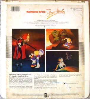 Rainbow Brite and the Star Stealer Videodisc Back