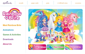 2009 Hallmark RainbowBrite.com Website